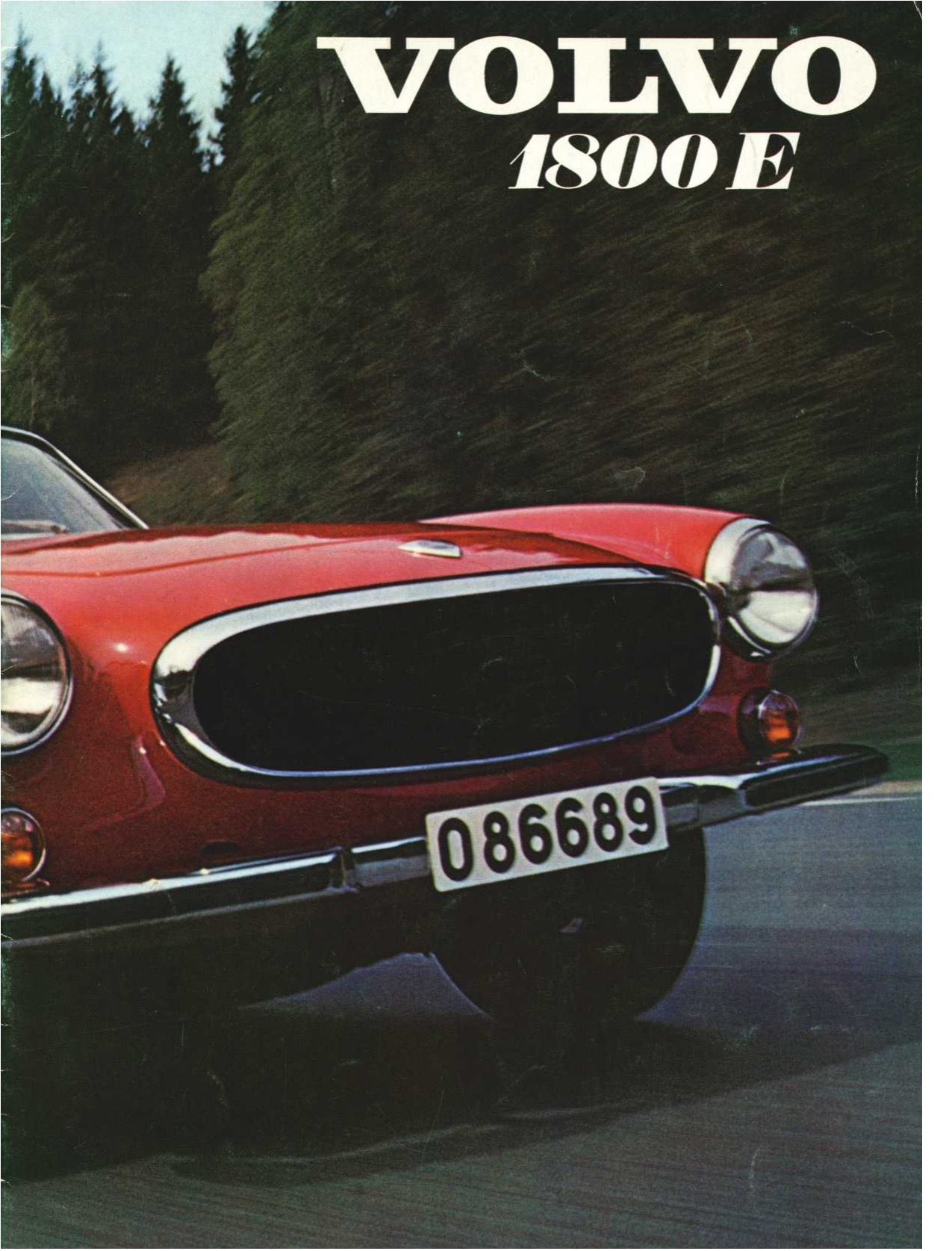 1970 Volvo P1800 Brochure Page 1